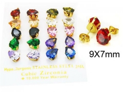 Stainless Steel Jewelry Wholesale - Stainless Steel Earrings - HY25E0695KAA
