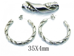 Stainless Steel Jewelry Wholesale - Stainless Steel Earrings - HY58E1380LW