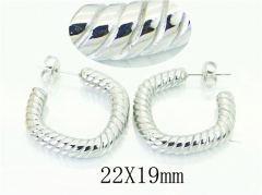 Stainless Steel Jewelry Wholesale - Stainless Steel Earrings - HY05E2053PL