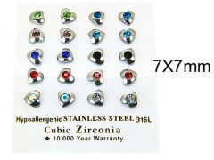 Stainless Steel Jewelry Wholesale - Stainless Steel Earrings - HY25E0654JAA