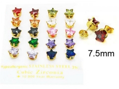 Stainless Steel Jewelry Wholesale - Stainless Steel Earrings - HY25E0677KDD