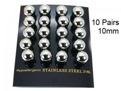Stainless Steel Jewelry Wholesale - Stainless Steel Earrings - HY30E1248HZ