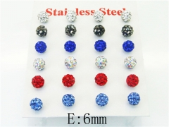 Stainless Steel Jewelry Wholesale - Stainless Steel Earrings - HY21E0140HOS