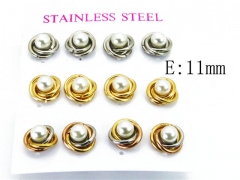 Stainless Steel Jewelry Wholesale - Stainless Steel Earrings - HY59E0585HOL