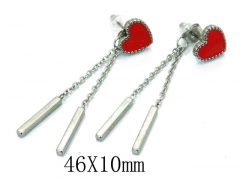 Stainless Steel Jewelry Wholesale - Stainless Steel Earrings - HY59E0697MW