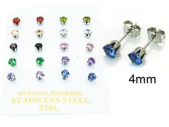 Stainless Steel Jewelry Wholesale - Stainless Steel Earrings - HY25E0667HLC