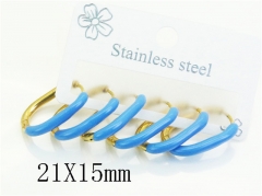 Stainless Steel Jewelry Wholesale - Stainless Steel Earrings - HY54E0195HIS
