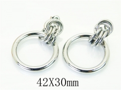 Stainless Steel Jewelry Wholesale - Stainless Steel Earrings - HY05E2115HME