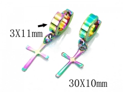 Stainless Steel Jewelry Wholesale - Stainless Steel Earrings - HY67E0307JS