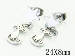 Stainless Steel Jewelry Wholesale - Stainless Steel Earrings - HY91E0380LW