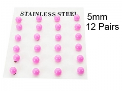 Stainless Steel Jewelry Wholesale - Stainless Steel Earrings - HY70E0525HJS