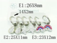 Stainless Steel Jewelry Wholesale - Stainless Steel Earrings - HY54E0167HJL