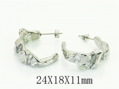 Stainless Steel Jewelry Wholesale - Stainless Steel Earrings - HY06E0499OQ