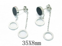 Stainless Steel Jewelry Wholesale - Stainless Steel Earrings - HY47E0080MW