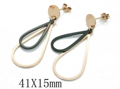Stainless Steel Jewelry Wholesale - Stainless Steel Earrings - HY47E0064NE