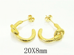 Stainless Steel Jewelry Wholesale - Stainless Steel Earrings - HY48E0011HSS