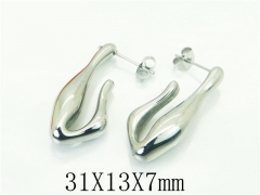 Stainless Steel Jewelry Wholesale - Stainless Steel Earrings - HY16E0203NG
