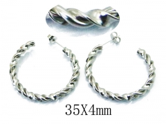 Stainless Steel Jewelry Wholesale - Stainless Steel Earrings - HY58E1378LW