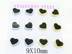 Stainless Steel Jewelry Wholesale - Stainless Steel Earrings - HY59E0977HML