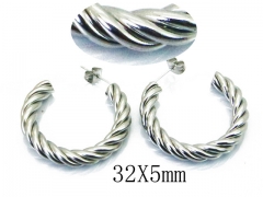 Stainless Steel Jewelry Wholesale - Stainless Steel Earrings - HY58E1377LC