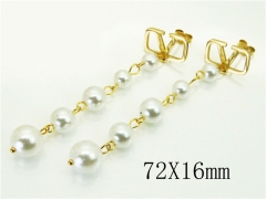 Stainless Steel Jewelry Wholesale - Stainless Steel Earrings - HY50E0010PQ