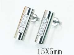 Stainless Steel Jewelry Wholesale - Stainless Steel Earrings - HY22E0011HJQ