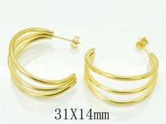 Stainless Steel Jewelry Wholesale - Stainless Steel Earrings - HY06E1679PW