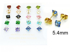 Stainless Steel Jewelry Wholesale - Stainless Steel Earrings - HY25E0641ILD