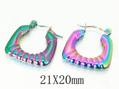 Stainless Steel Jewelry Wholesale - Stainless Steel Earrings - HY70E0525LT