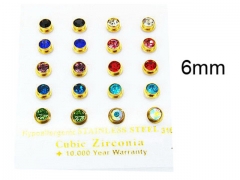 Stainless Steel Jewelry Wholesale - Stainless Steel Earrings - HY25E0663JLX
