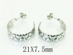 Stainless Steel Jewelry Wholesale - Stainless Steel Earrings - HY70E1297KR
