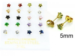 Stainless Steel Jewelry Wholesale - Stainless Steel Earrings - HY25E0647JD