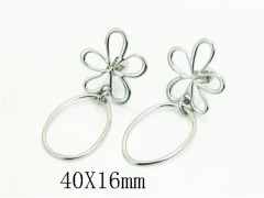 Stainless Steel Jewelry Wholesale - Stainless Steel Earrings - HY54E0190KV