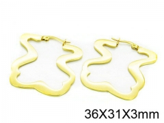 Stainless Steel Jewelry Wholesale - Stainless Steel Earrings - HY64E0074HIW