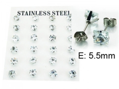 Stainless Steel Jewelry Wholesale - Stainless Steel Earrings - HY21E0023PQ