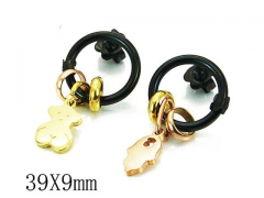 Stainless Steel Jewelry Wholesale - Stainless Steel Earrings - HY90E0168HIT