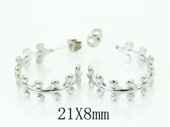 Stainless Steel Jewelry Wholesale - Stainless Steel Earrings - HY70E1042KV
