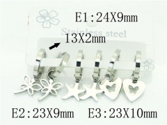 Stainless Steel Jewelry Wholesale - Stainless Steel Earrings - HY54E0161HHW
