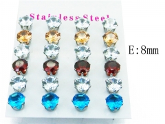 Stainless Steel Jewelry Wholesale - Stainless Steel Earrings - HY21E0101HID