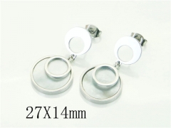 Stainless Steel Jewelry Wholesale - Stainless Steel Earrings - HY24E0117HDD