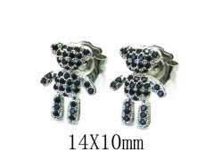 Stainless Steel Jewelry Wholesale - Stainless Steel Earrings - HY90E0273HLE