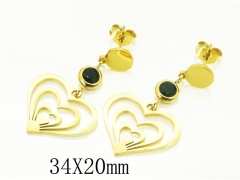 Stainless Steel Jewelry Wholesale - Stainless Steel Earrings - HY24E0091PLE