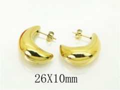 Stainless Steel Jewelry Wholesale - Stainless Steel Earrings - HY74E0116SOL