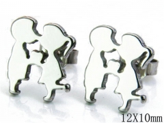 Stainless Steel Jewelry Wholesale - Stainless Steel Earrings - HY30E1401HK