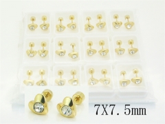 Stainless Steel Jewelry Wholesale - Stainless Steel Earrings - HY21E0174HPD