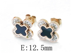 Stainless Steel Jewelry Wholesale - Stainless Steel Earrings - HY47E0113OR