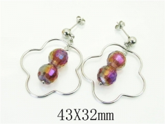 Stainless Steel Jewelry Wholesale - Stainless Steel Earrings - HY64E0536KS