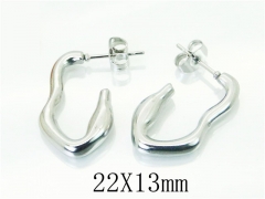 Stainless Steel Jewelry Wholesale - Stainless Steel Earrings - HY70E0370KA