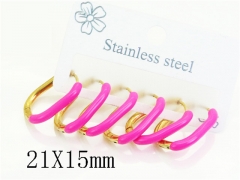 Stainless Steel Jewelry Wholesale - Stainless Steel Earrings - HY54E0194HIC