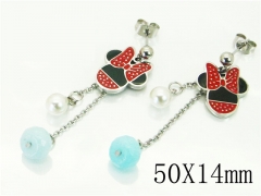 Stainless Steel Jewelry Wholesale - Stainless Steel Earrings - HY21E0150HHQ